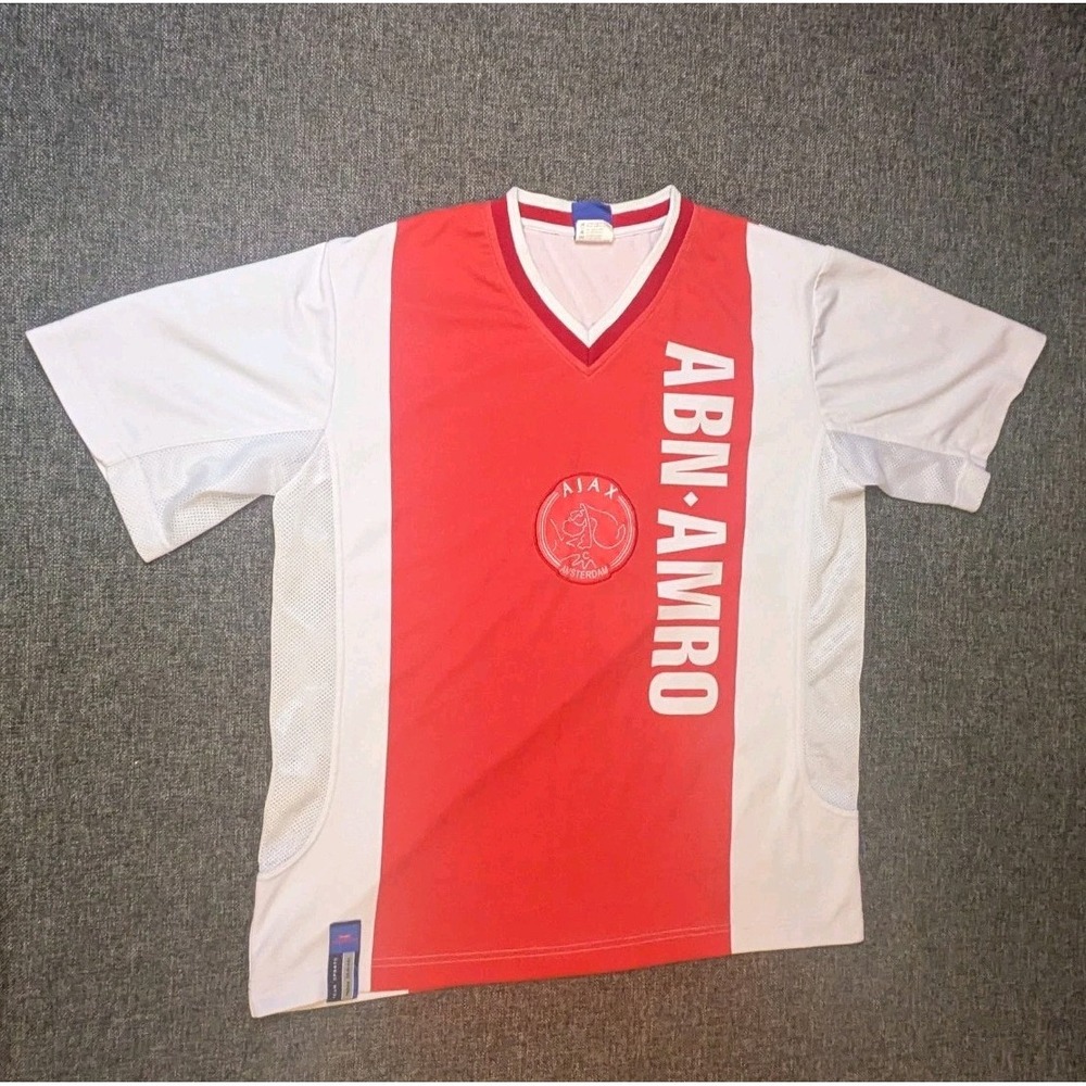 Vintage Ajax Amsterdam Home Soccer 1998/1999 Jersey Football Shirt Size Large